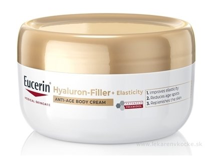 Eucerin HYALURON-FILLER+ELASTICITY Telový krém 200 ml