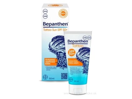 BEPANTHEN Tattoo sun SPF 50+ opaľovací krém 50 ml