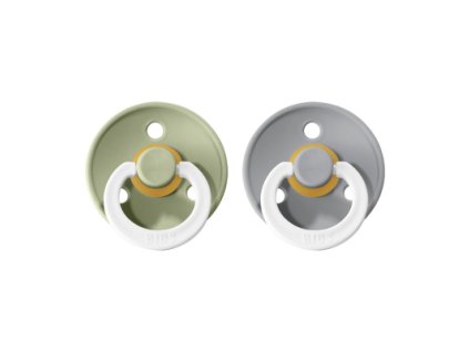 BIBS Colour cumlíky z prírodného kaučuku 2ks – veľkosť 3 - nočný