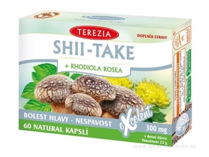 TEREZIA SHII-TAKE + RHODIOLA ROSEA 60 ks