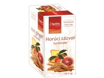 APOTHEKE PREMIER SELECTION Horúci zázvor koriander 20x2 g