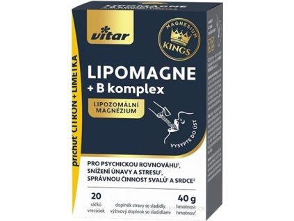 Vitar Kings LIPOMAGNE + B komplex 20 ks