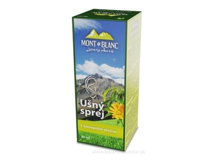 Mont Blanc Luxury Auris – ušný sprej s konopným olejom 30 ml