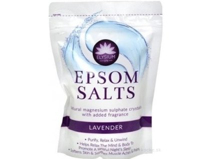Elysium Spa Magnéziová soľ do kúpeľa Levanduľa 450 g kúpeľová soľ