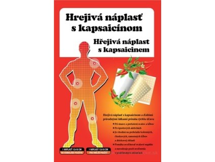 HREJIVÁ Náplasť s kapsaicínom 1 ks