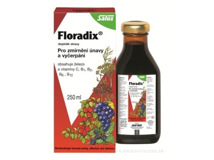 Salus Floradix Železo a Vitamíny 250 ml sirup