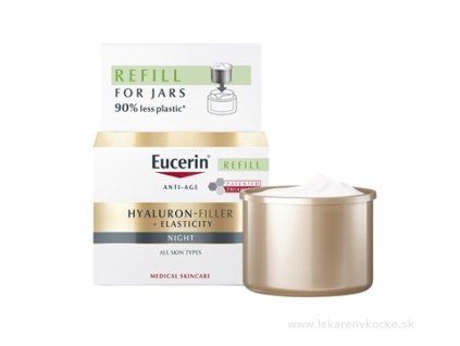 Eucerin Hyaluron‑Filler + Elasticity Nočný krém – náhradná náplň 50 ml