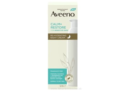 Aveeno Calm+Restore rehydratační noční krém 50ml
