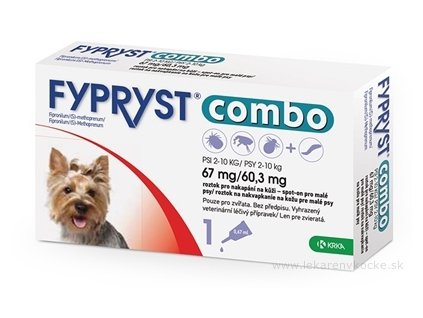 FYPRYST combo 67 mg/60,3 mg PSY 2-10 KG 0,67 ml