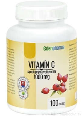 EDENPharma, s.r.o. EDENPharma VITAMIN C 1000 mg 100 ks