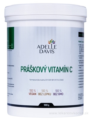 Adelle Davis s.r.o. Adelle Davis Práškový VITAMIN C 1000 g