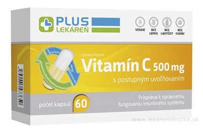 MedPharma, spol. s r.o. PLUS LÉKÁRNA Vitamin C 500 mg 60 ks