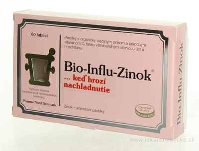Pharma Nord Bio-INFLU-ZINOK tbl 1x60 ks