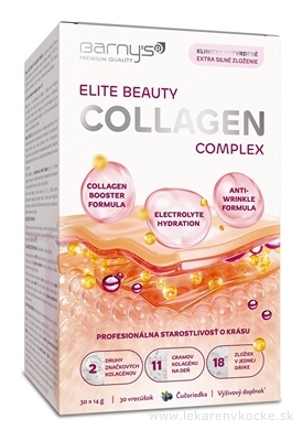 Barnys Elite Beauty Collagen Complex sáčky 14 g – 30 ks