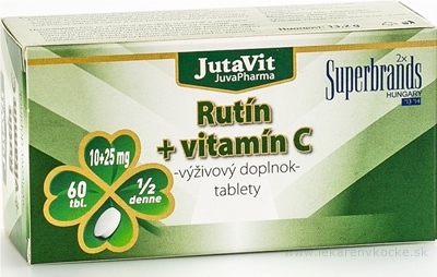 JuvaPharma Kft. JutaVit Rutin + vitamín C 60 ks