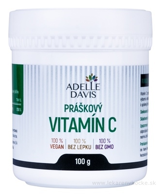 Adelle Davis s.r.o. Adelle Davis Práškový VITAMIN C 100 g