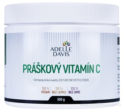 Adelle Davis s.r.o. Adelle Davis Práškový VITAMIN C 500 g