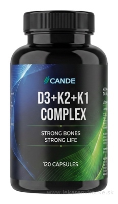 CANDE D3 + K2 + K1 Complex kapsle 120 ks