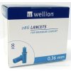 Wellion LANCETS 28G - Lanceta sterilná 100 ks