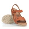 Batz Miri Cognac č.38 anatomické dámske kožené sandále v karamelovo hnedej farbe