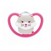 NUK Cumlík Space 6-18m Mačka - ružová BOX