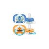 Philips Avent Ultra Air cumlík (ortodontický, silikónový, pre vek 6–18 mesiacov), 2 ks