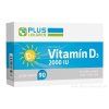 PLUS LEKÁREŇ Vitamín D3 2000 I.U. 90 ks