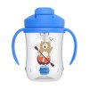 Dr. Brown’s Hrnček so slamkou 270 ml s držadlami 6 M+ modry