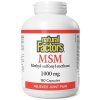 Natural Factors MSM 1000 mg, kapsuly, 180 ks