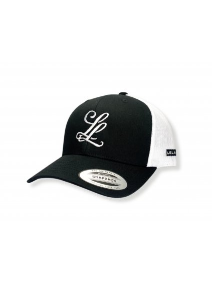 Kšiltovka Typo Black and White