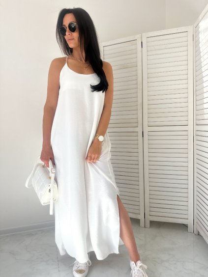 Basic Šaty White