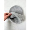 Chlupatá čepice Eagle Grey