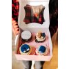 Blahopřání k titulu - 4ks cupcakes (v krabičce)