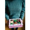 Zelené narozeninové 6 ks cupcakes (v krabičce)
