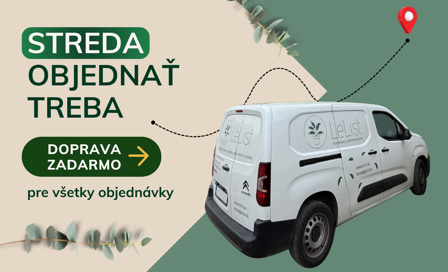 Streda objednať treba