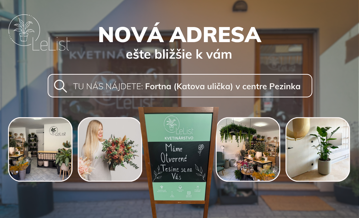 Lelist na novej adrese