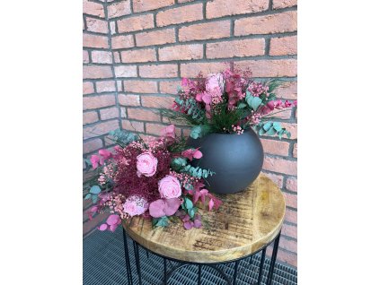 Stabilizovaná kytica "Pink Roses"