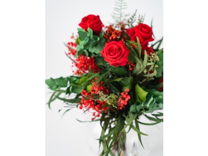 červené ruže - valentín