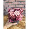 Stabilizovaný aranžmán v kompozitnom kvetináči "Pink Roses"