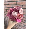 Stabilizovaný aranžmán v kompozitnom kvetináči "Pink Roses"