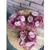 Stabilizovaný aranžmán v kompozitnom kvetináči "Pink Roses"
