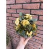 Stabilizovaný aranžmán v kompozitnom kvetináči "Yellow Hydrangea"