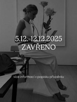 Milé klientky, ráda bych vás informovala, že od 5.12. - 12.12.2025 bude salon zavřený. (Veškeré již domluvené půjčení šatů...