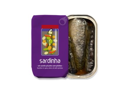 Sardine in spicy olive oil with pickles (2)