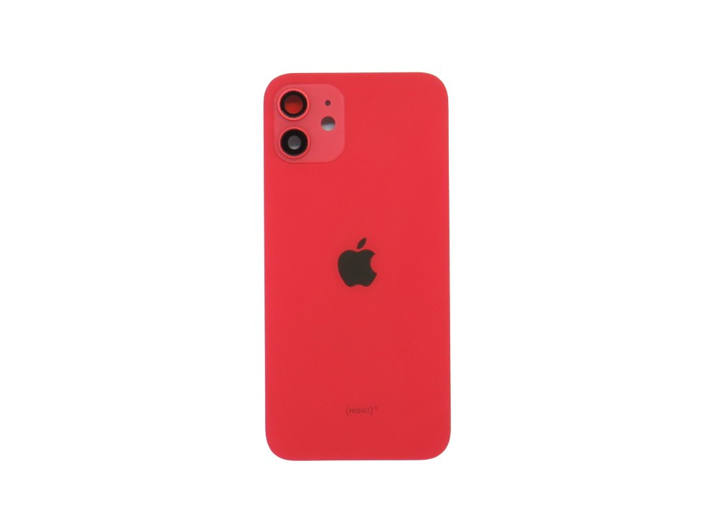 Iphone 12 zadní sklo + Sklíčko kamery - RED