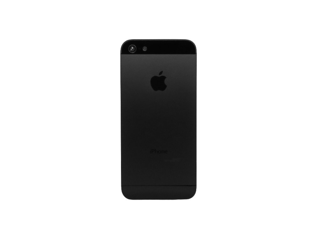Apple iPhone 5 zadní kryt černý (Black) + tlačítka + SIM tray - Lemes