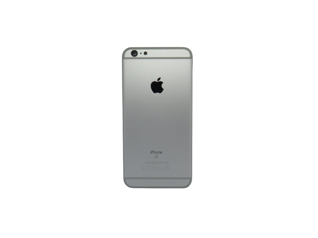 Apple iPhone 6s Plus zadní kryt šedý (space gray) + tlačítka + SIM tray