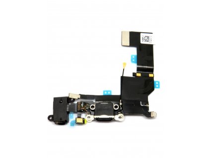 Apple iPhone SE - Nabíjecí Konektor + Jack Konektor + Mikrofon + Flex Kabel - barva černá