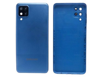 Zadní kryt s krytem fotoaparátu pro Samsung Galaxy A12 (SM-A125F) v modré barvě.