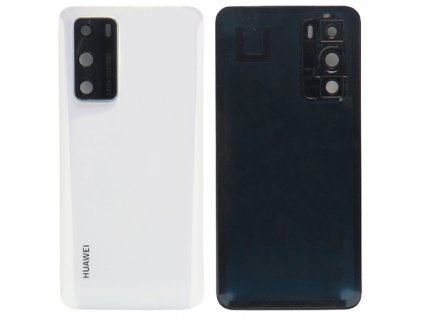 Huawei P40 - Kryt zadní + kryt fotoaparátu, barva bíla